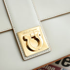 Salvatore Ferragamo Gancini Shoulder Bag - Leluxe Vintage Sdn. Bhd.