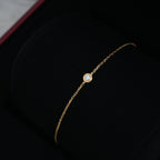 Cartier D'Amour Bracelet with 1P 0.04 carat Diamond 18K PG Mini Model - Leluxe Vintage Sdn. Bhd.