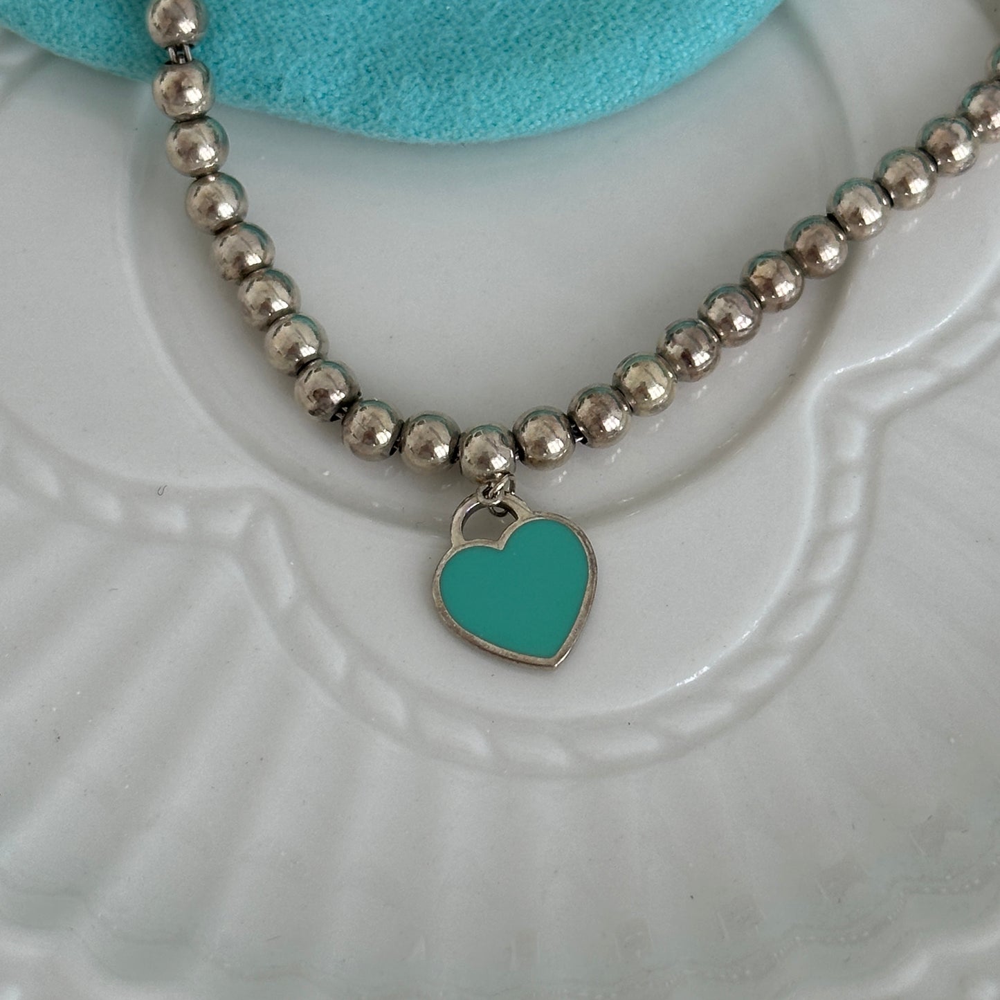 Return To Tiffany 925 Silver Bead Bracelet