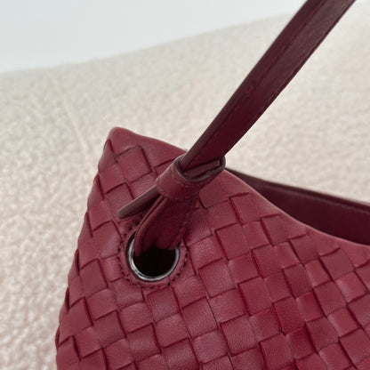 Bottega Veneta Intrecciato Garda Bag Burgundy