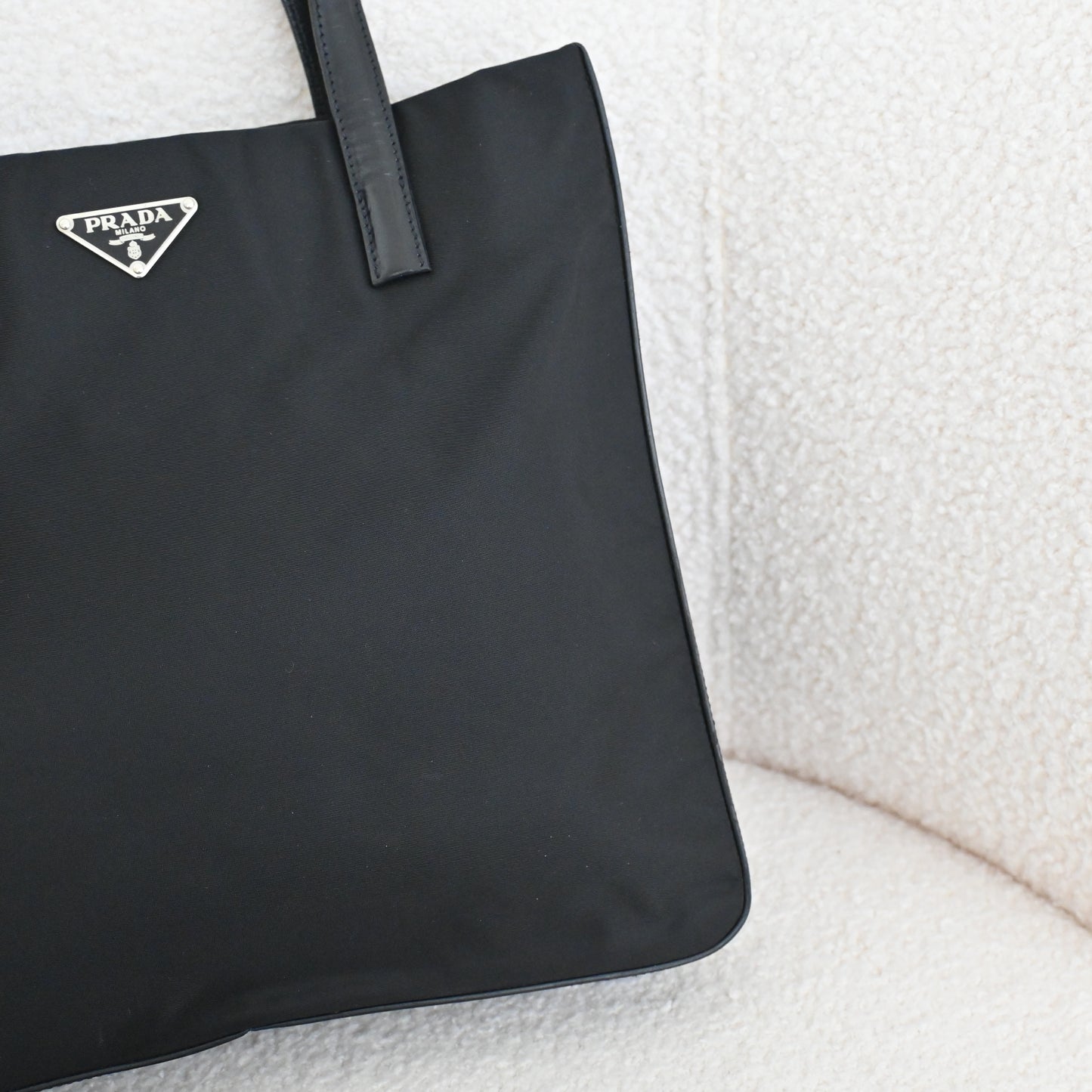 Prada Nylon Tote Black