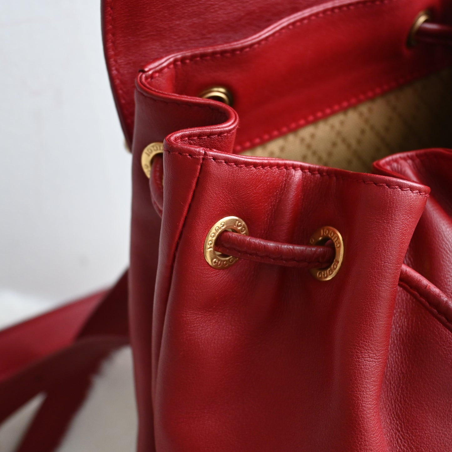 Gucci Bamboo Handle Mini Backpack