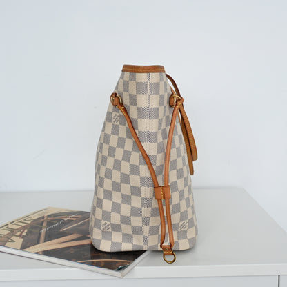 Louis Vuitton Neverfull MM Damier Azur with NFC