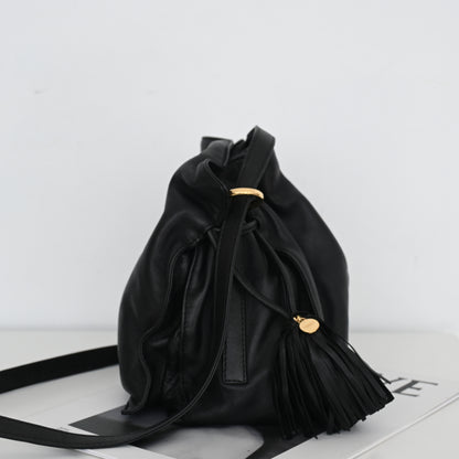 Loewe Flamenco Tassel Small Drawstring Bag