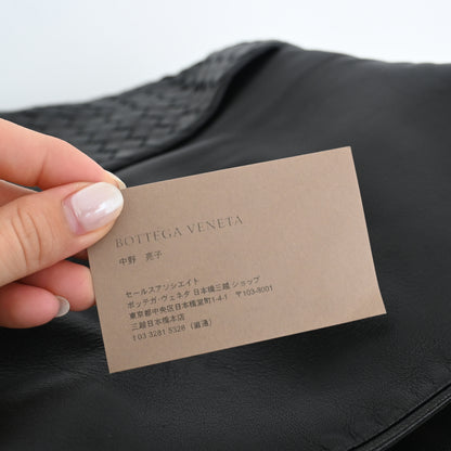 Bottega Veneta Intrecciato Double Flap Shoulder Bag