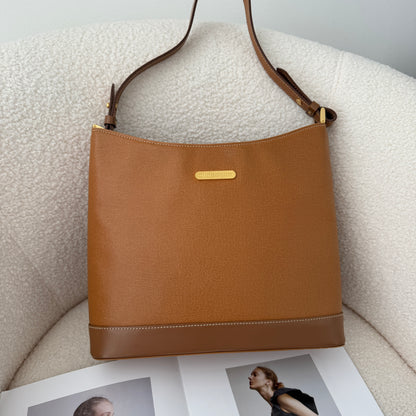 Burberry Brown Shoulder Tote Bag