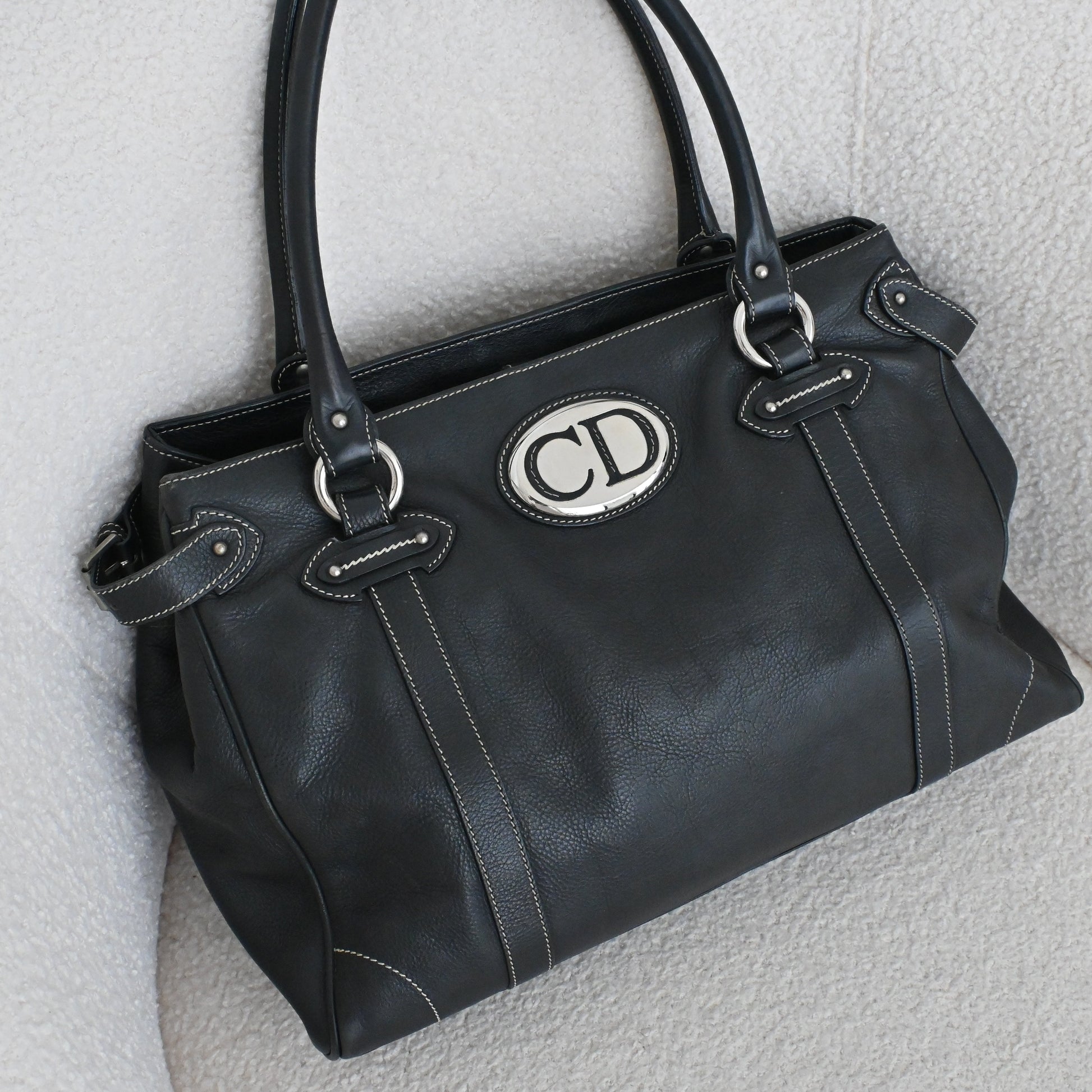 Christian Dior Germain Medium Satchel 2006s - Leluxe Vintage Sdn. Bhd.