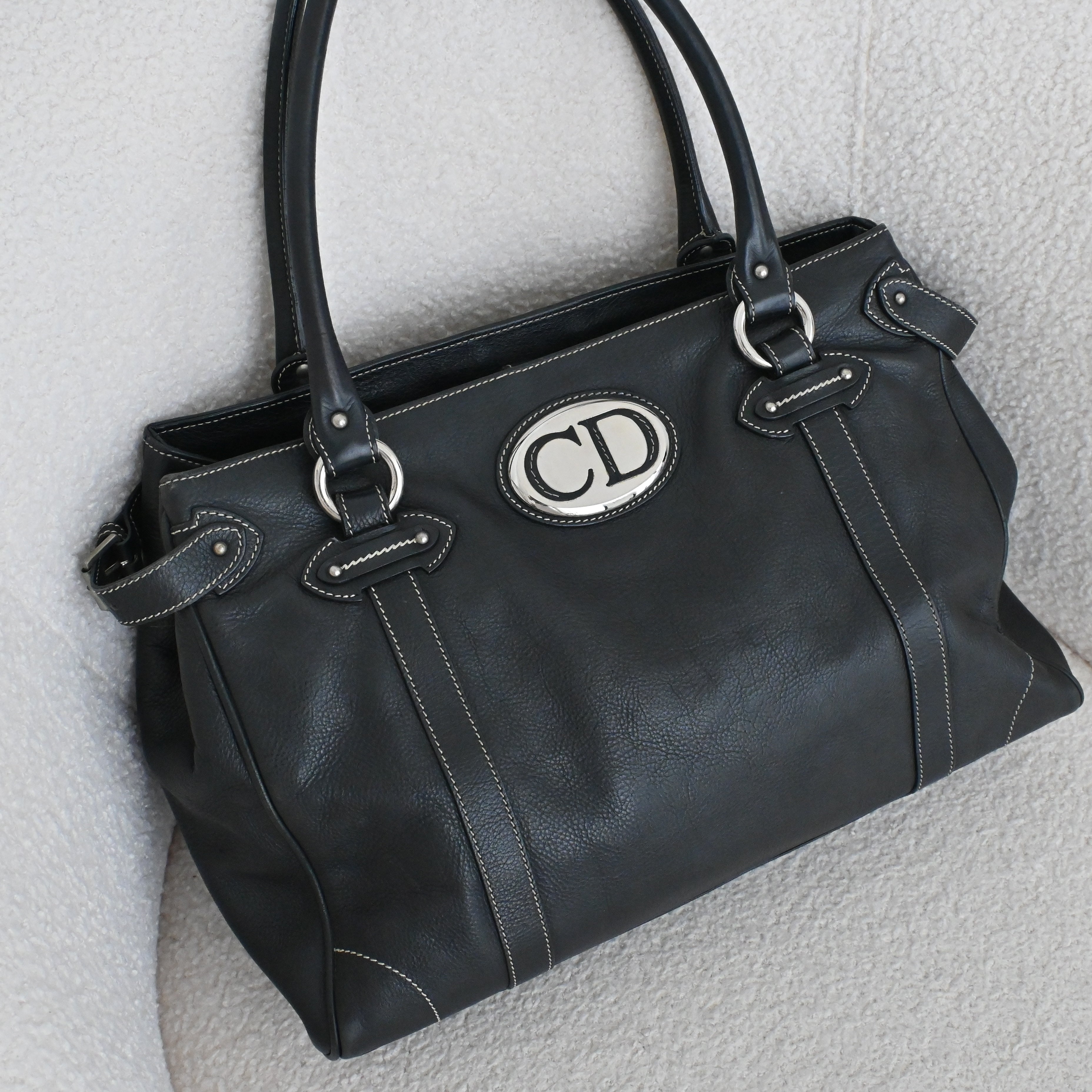 Christian Dior Germain Medium Satchel 2006s - Leluxe Vintage Sdn. Bhd.