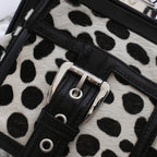 Celine Dalmatian Pattern Pony Hair Kiss Lock Mini Bag - Leluxe Vintage Sdn. Bhd.