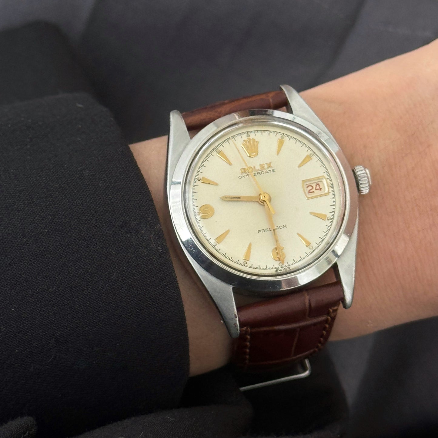 Rolex Oysterdate Precision Ref 6494