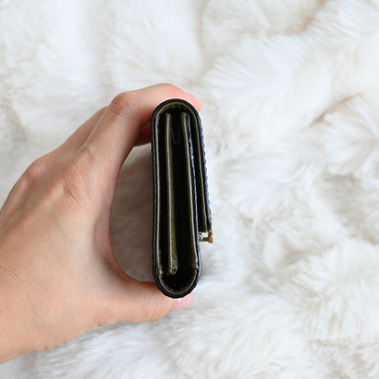 Chanel Khaki Trifold Cardholder