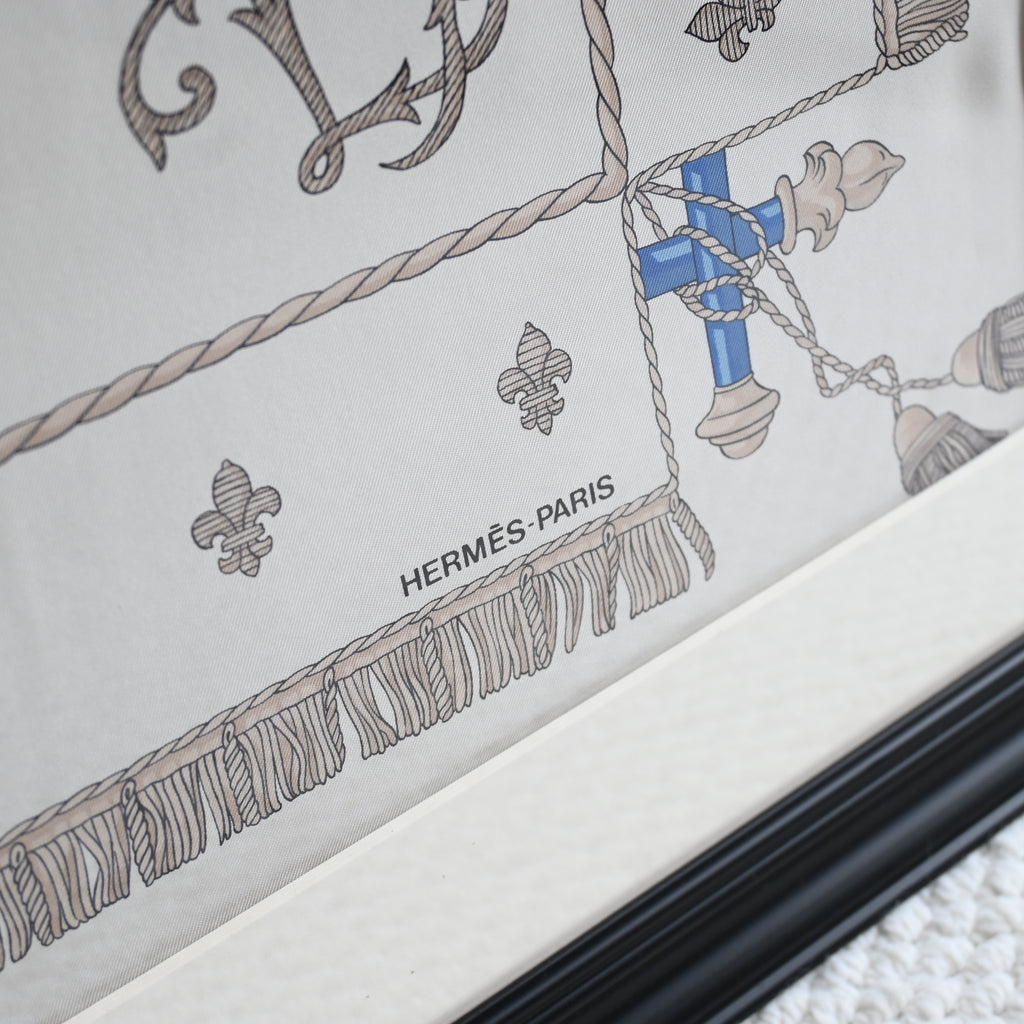 Hermès 'Vue du Carosse de la Galère la Réale' Silk Scarf - Leluxe Vintage Sdn. Bhd.