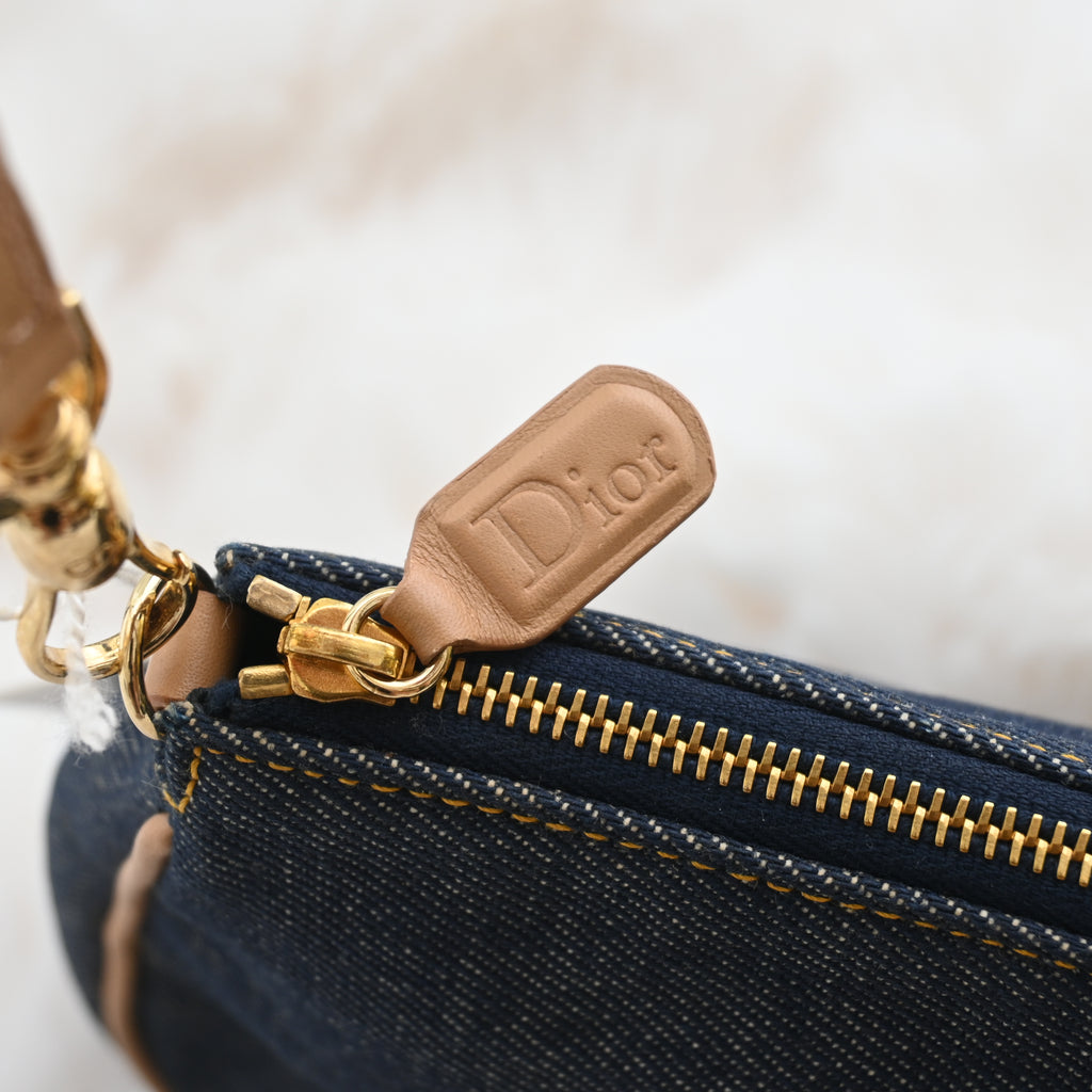 Dior Mini Saddle Denim Bag - Leluxe Vintage Sdn. Bhd.