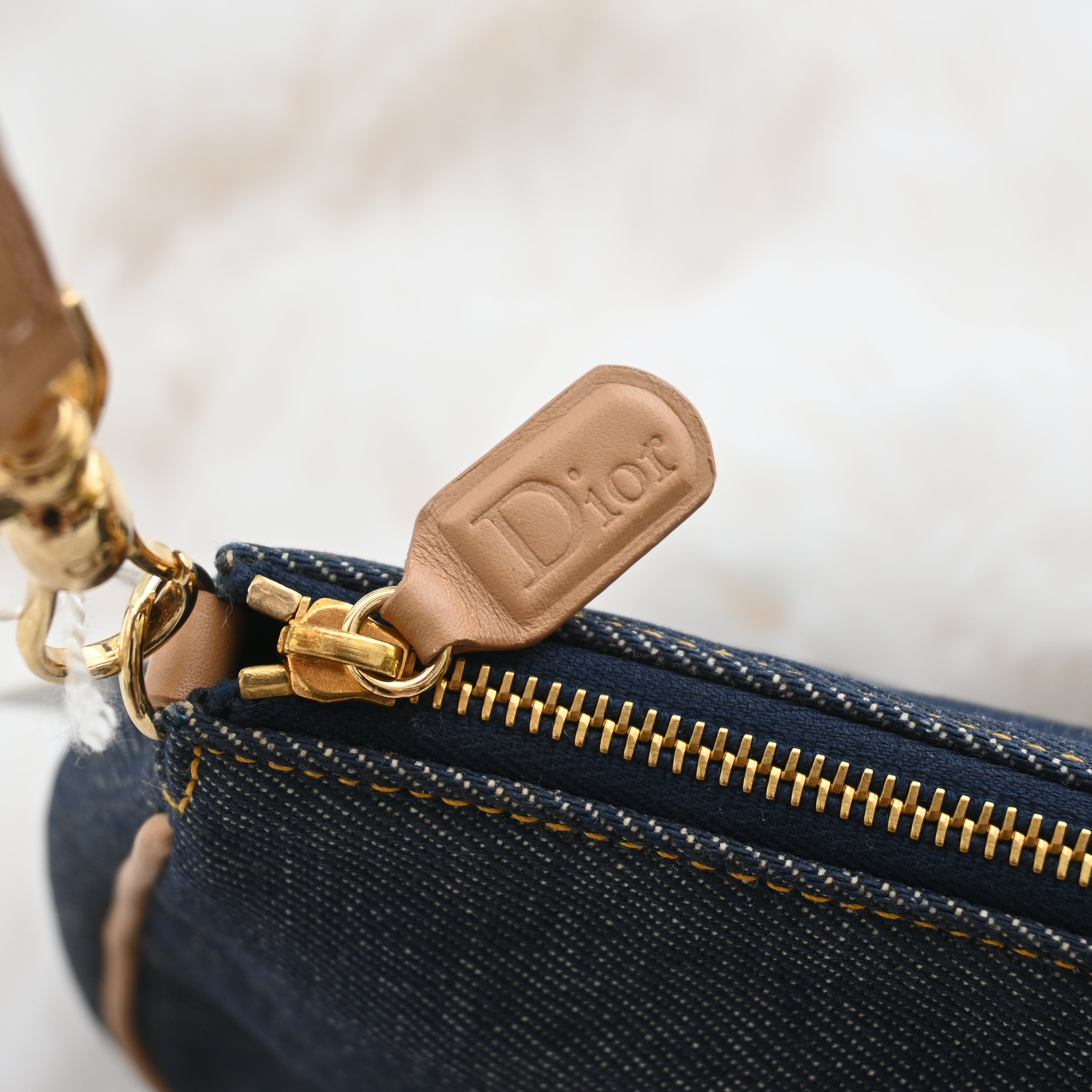 Dior Mini Saddle Denim Bag - Leluxe Vintage Sdn. Bhd.