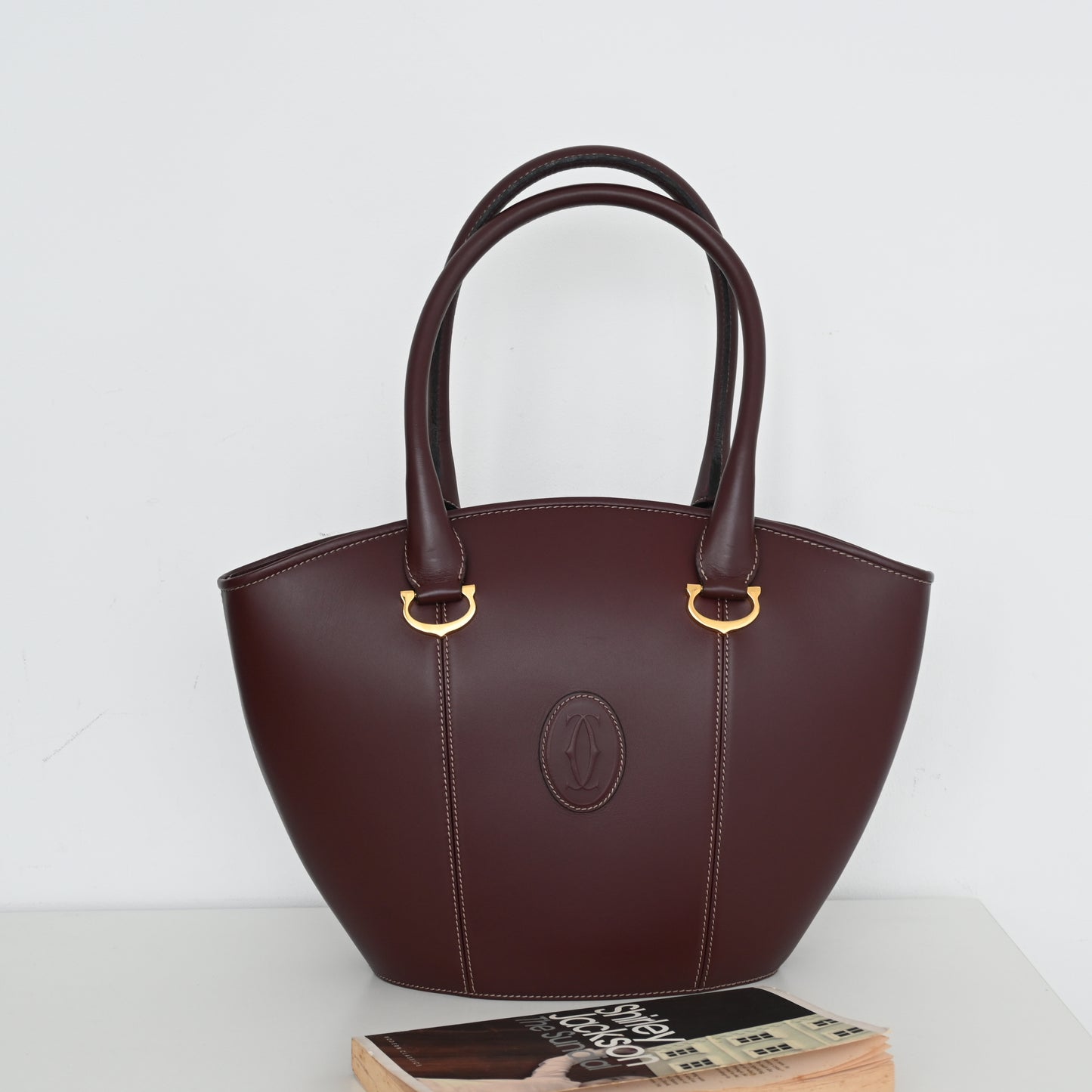 Must de Cartier Burgundy Tote