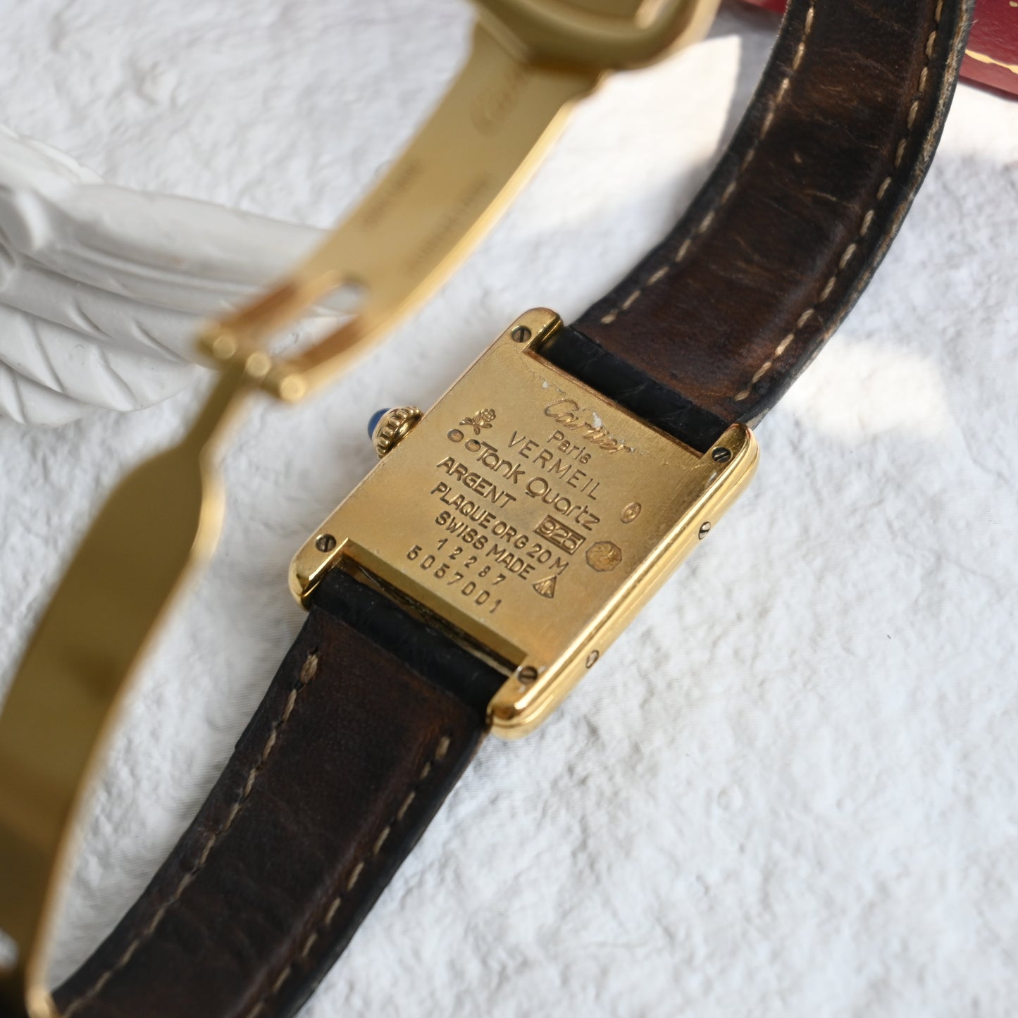 Cartier Must de Tank SM Black Roman Dial