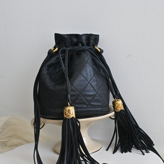 Chanel Mini Tassel Bucket Bag