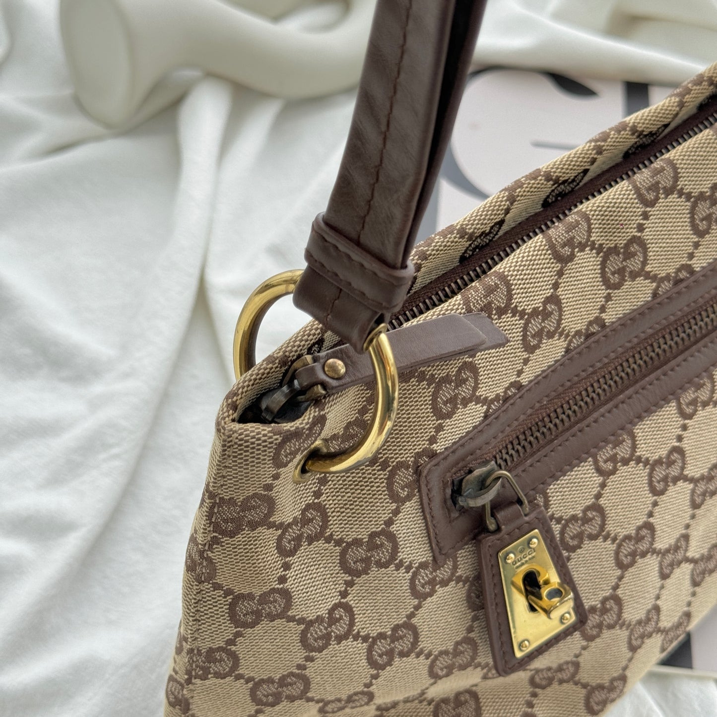 Gucci GG Canvas Monogram Shoulder Bag