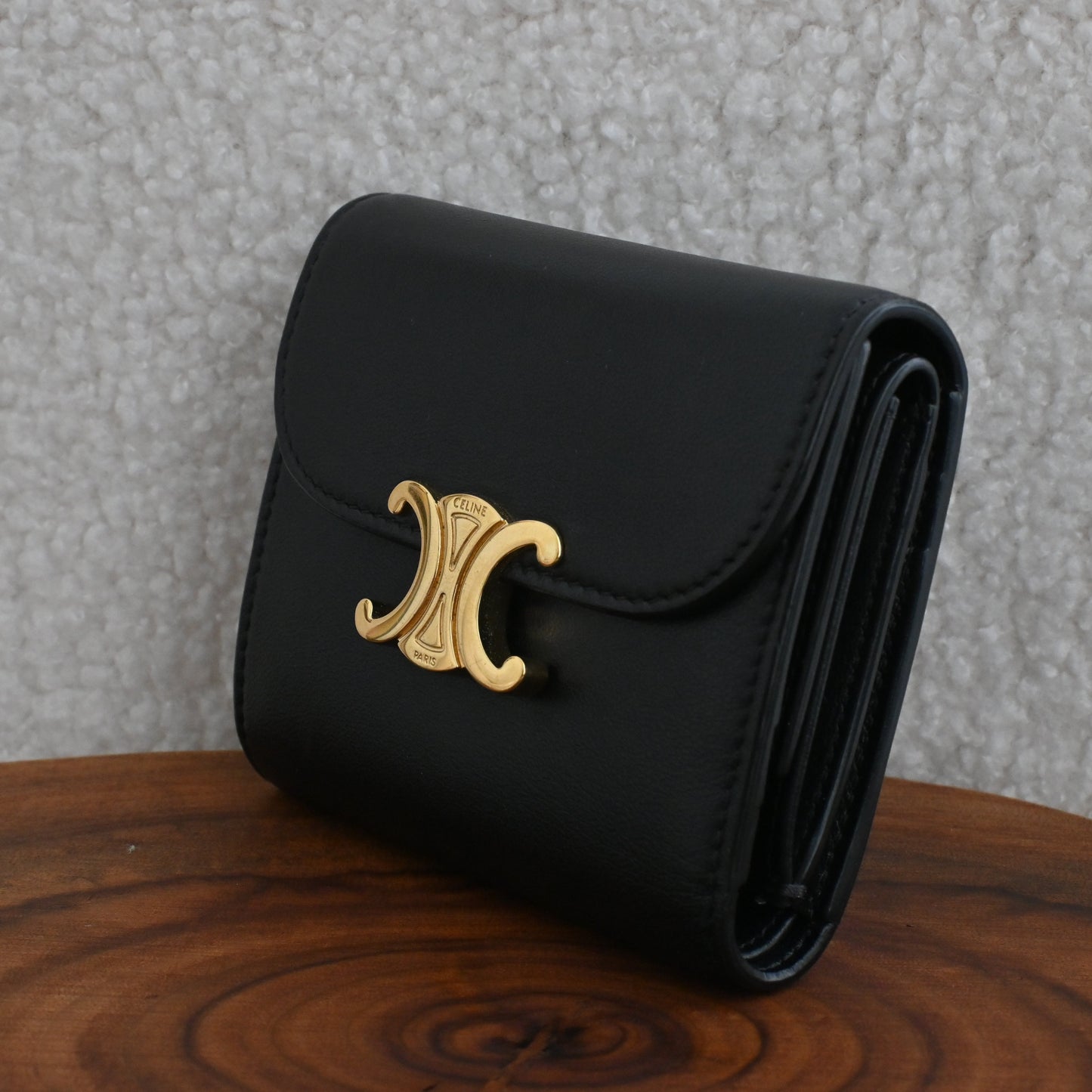 Celine Triomphe Trifold Wallet
