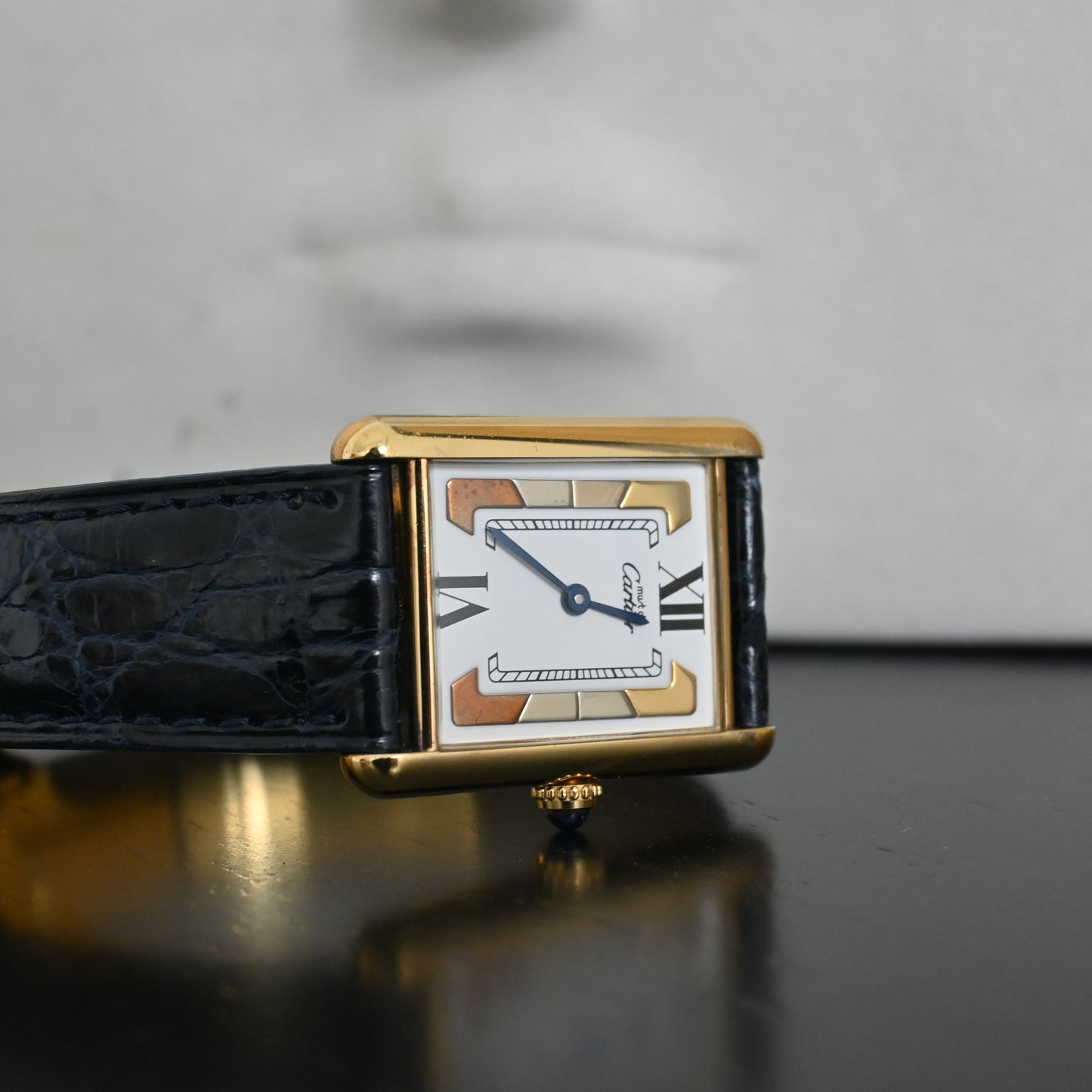 Must de Cartier Tank Vermeil Trinity