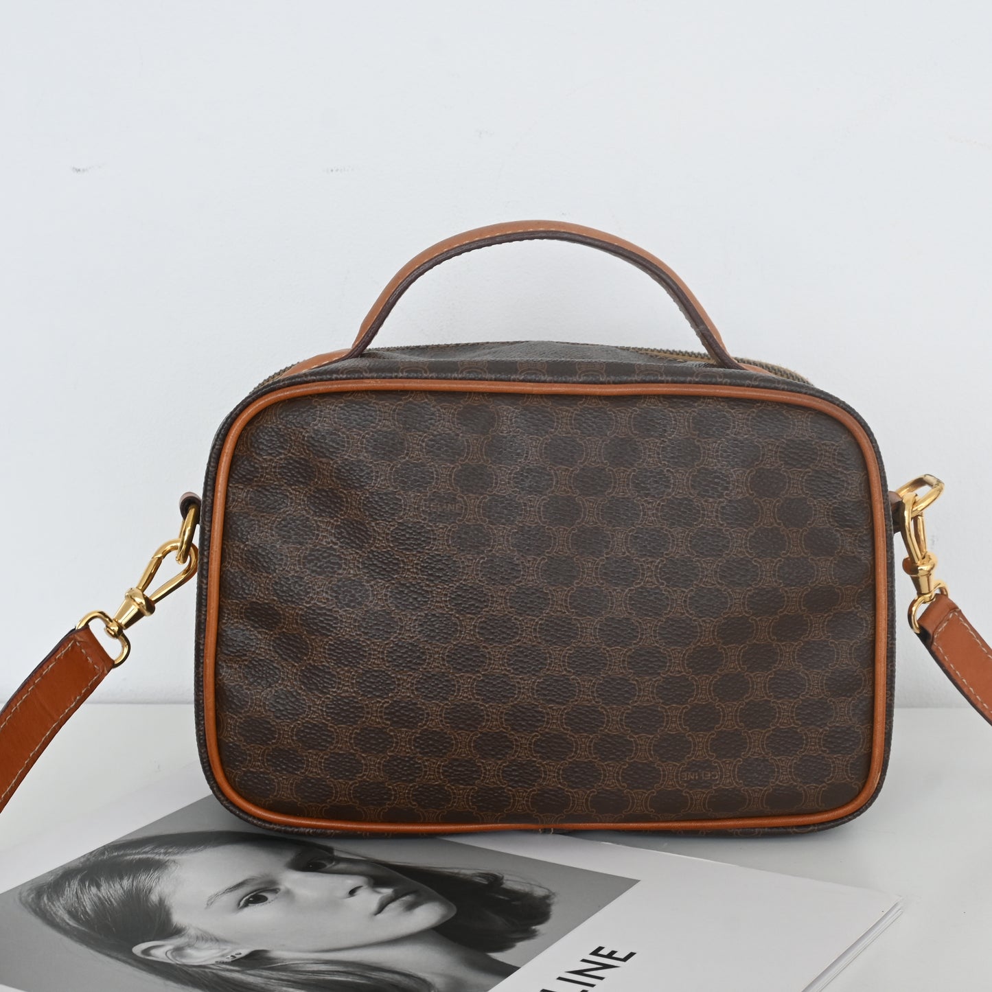 Celine Triomphe Monogram Camera Bag