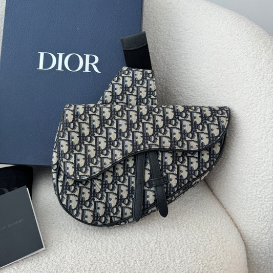 Dior Jacquard Oblique Saddle