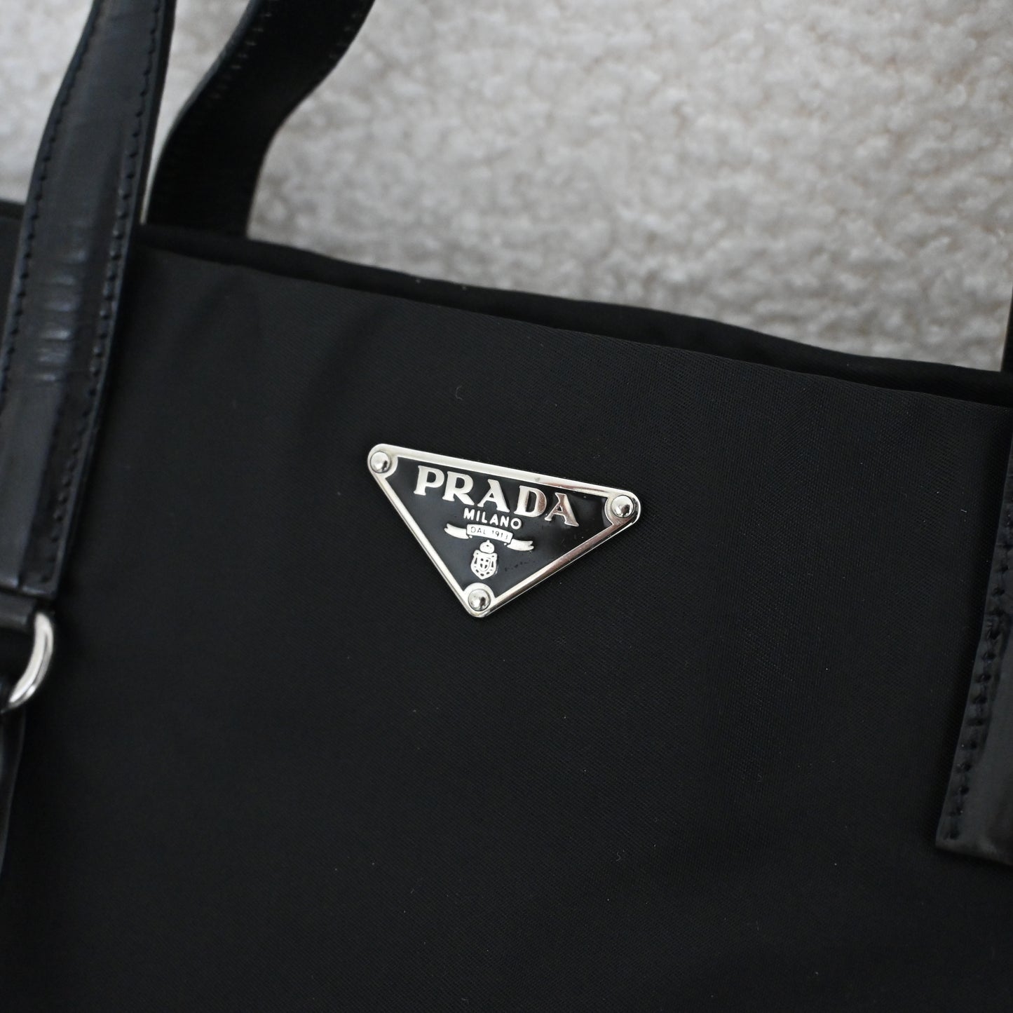 Prada Nylon Tote Black