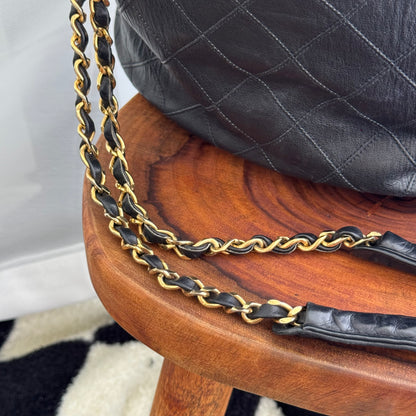 Chanel Bucket Bag Lambskin Vintage