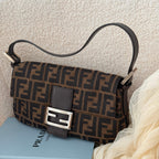 Fendi Zucca Mamma Baguette - Leluxe Vintage Sdn. Bhd.
