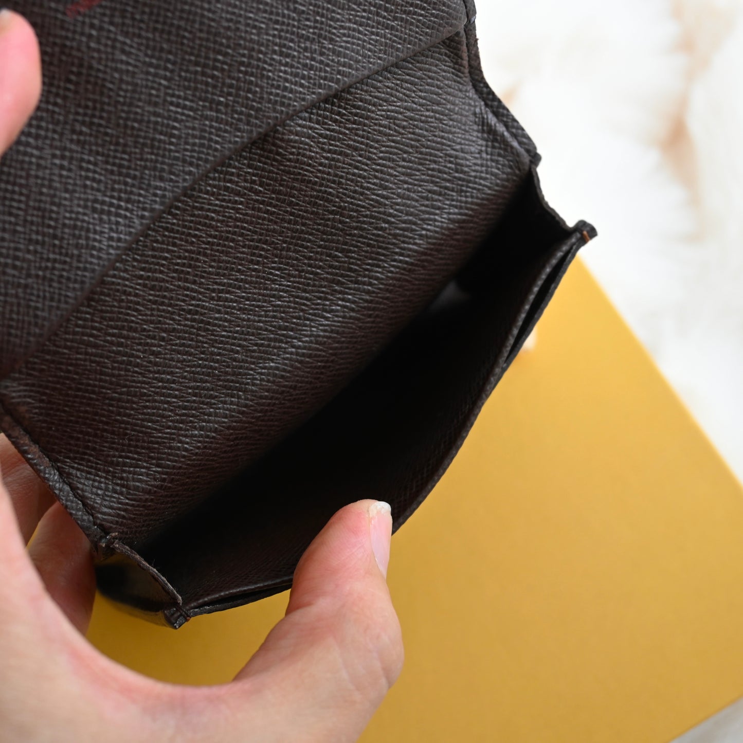 Louis Vuitton Damier Ebene Carte de Visite Cardholder