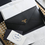 Prada Vitello Move Envelope Wallet 1MF175 - Leluxe Vintage Sdn. Bhd.