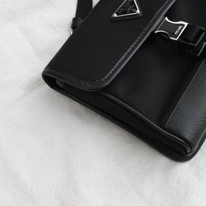 Prada Re-Nylon & Saffiano Leather Smartphone Case