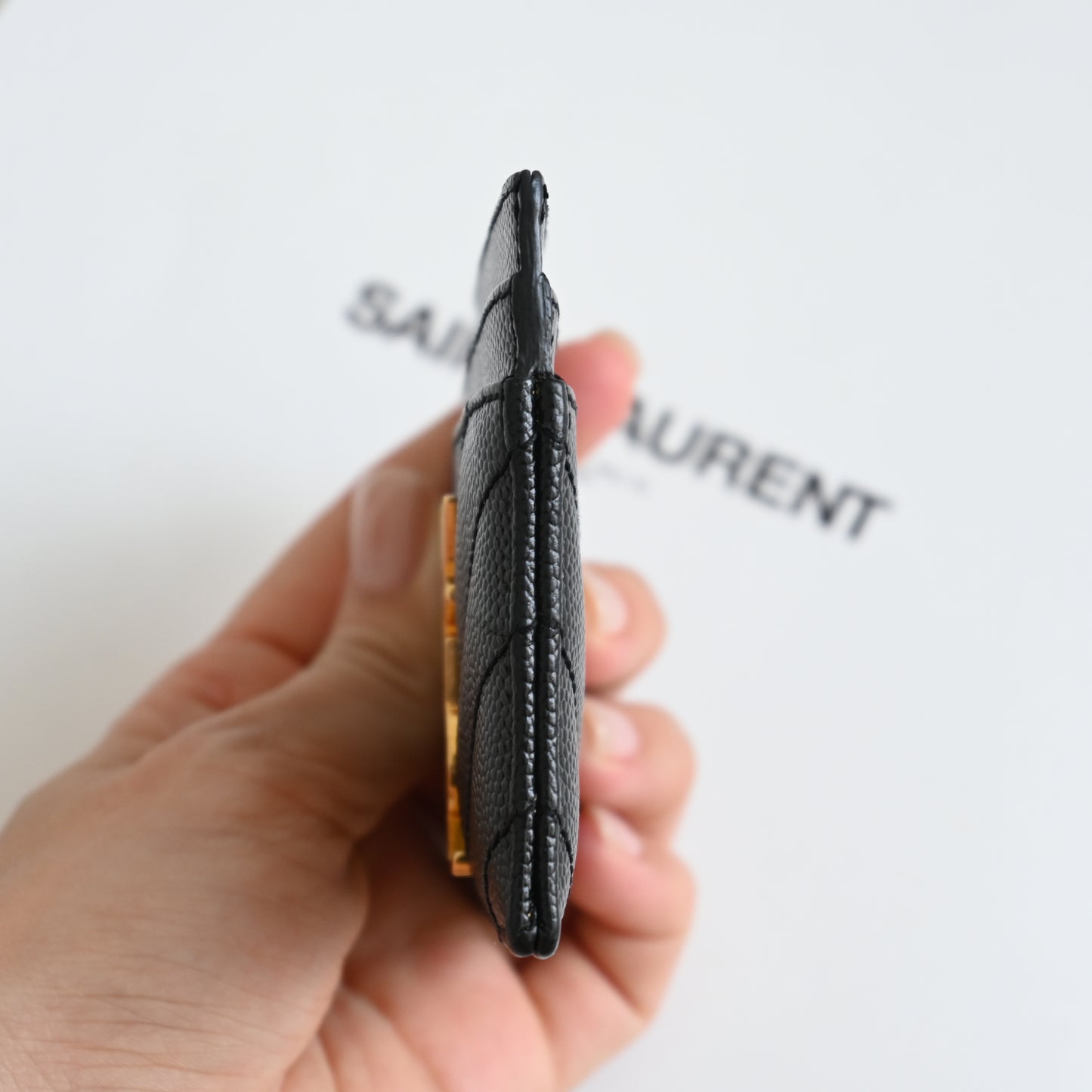 YSL Cassandre Matelasse Cardholder