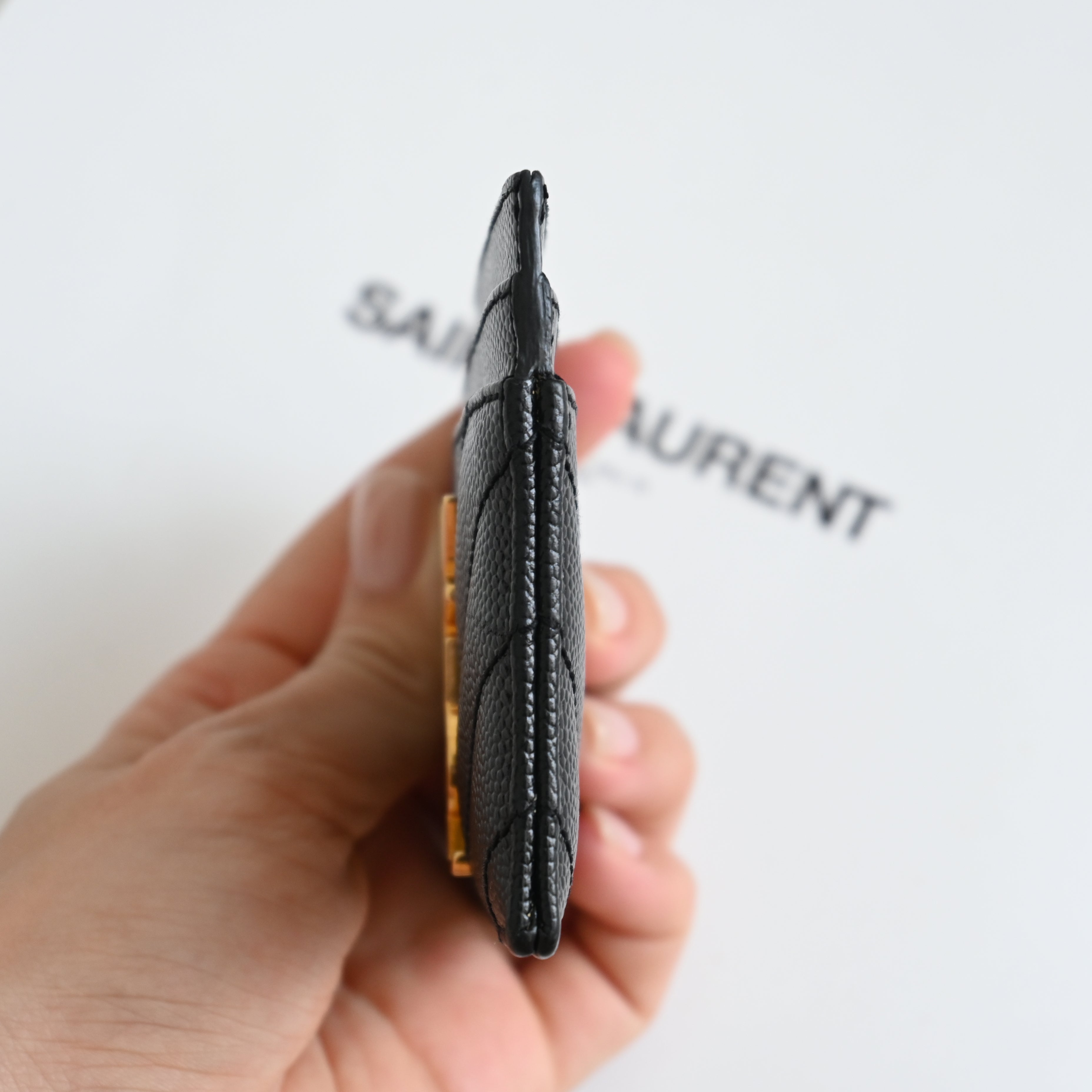 YSL Cassandre Matelasse Cardholder