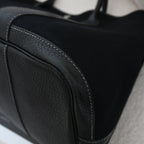 Hermès Garden Party 36 PM Toile Officier × Negonda Black SHW - T:2015 - Leluxe Vintage Sdn. Bhd.