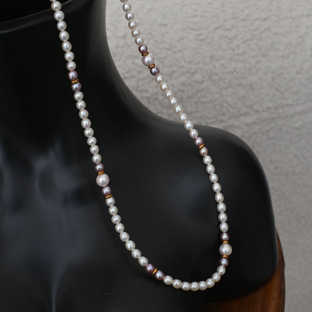 Tasaki Akoya Pearl Chocker Necklace  18k YG