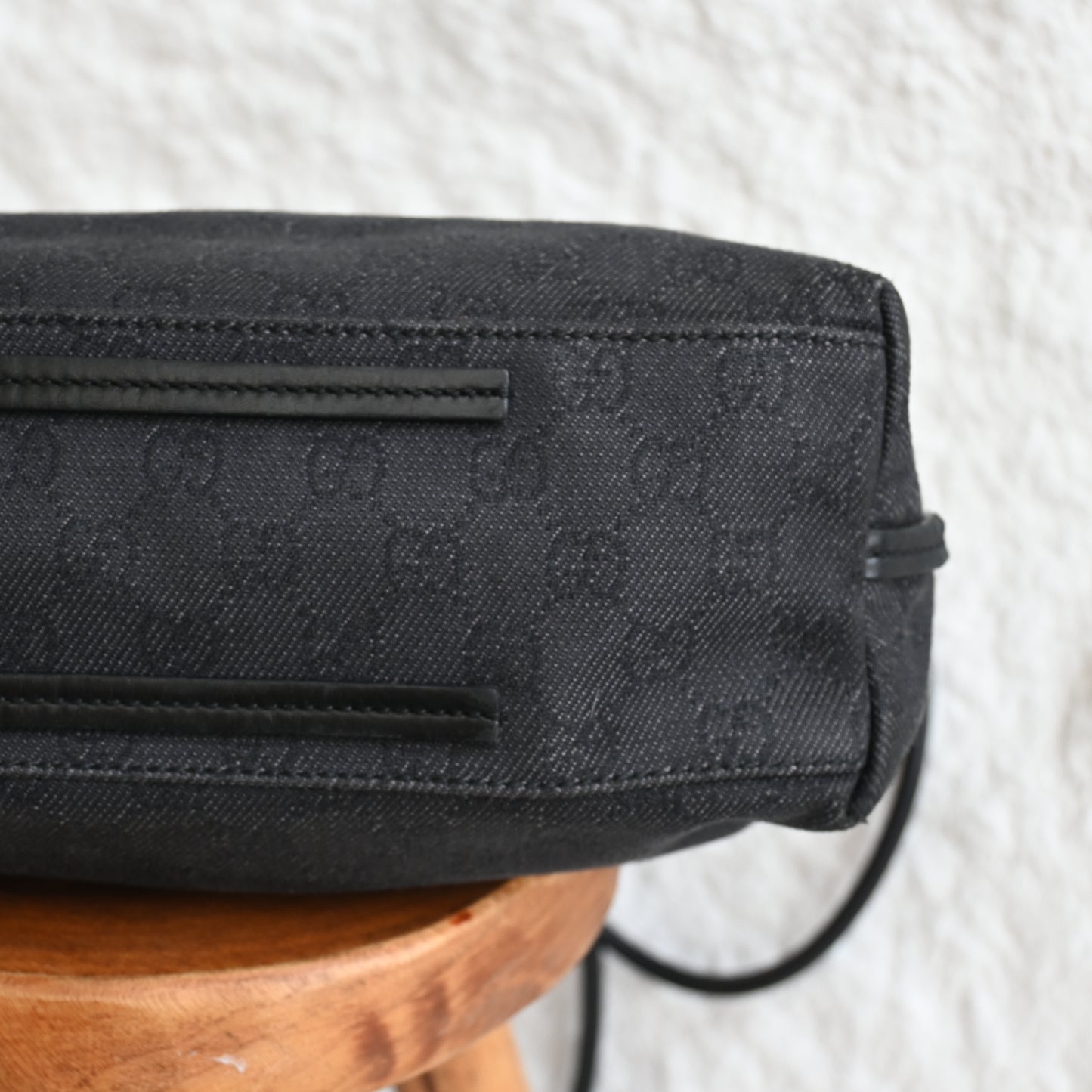 Gucci GG Black Canvas Tote