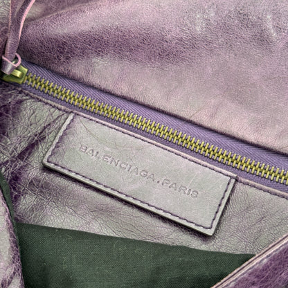 Balenciaga Violet Hobo Shoulder Bag