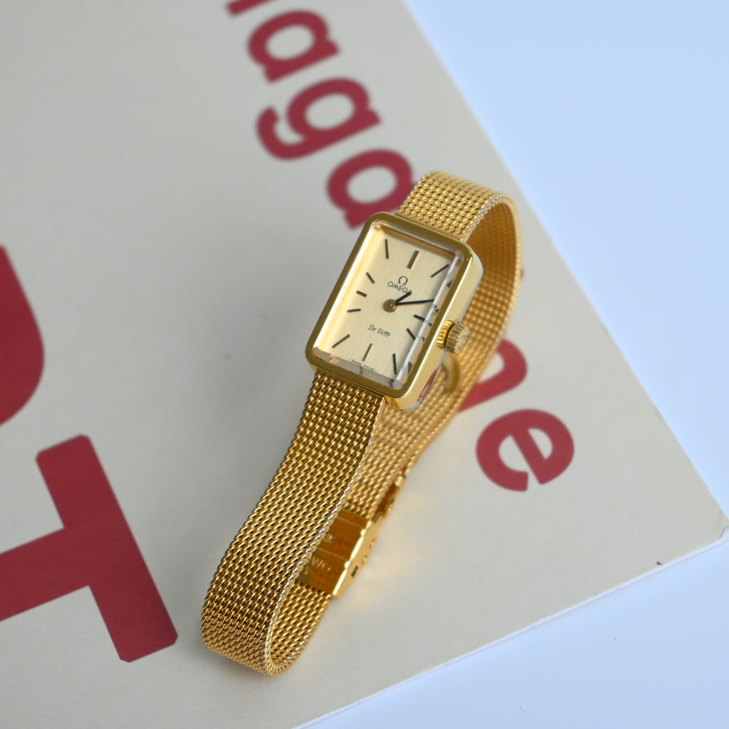 Omega DeVille Emerald by Andrew Grima Manual Cal.1100 Ref.511.555 - Leluxe Vintage Sdn. Bhd.