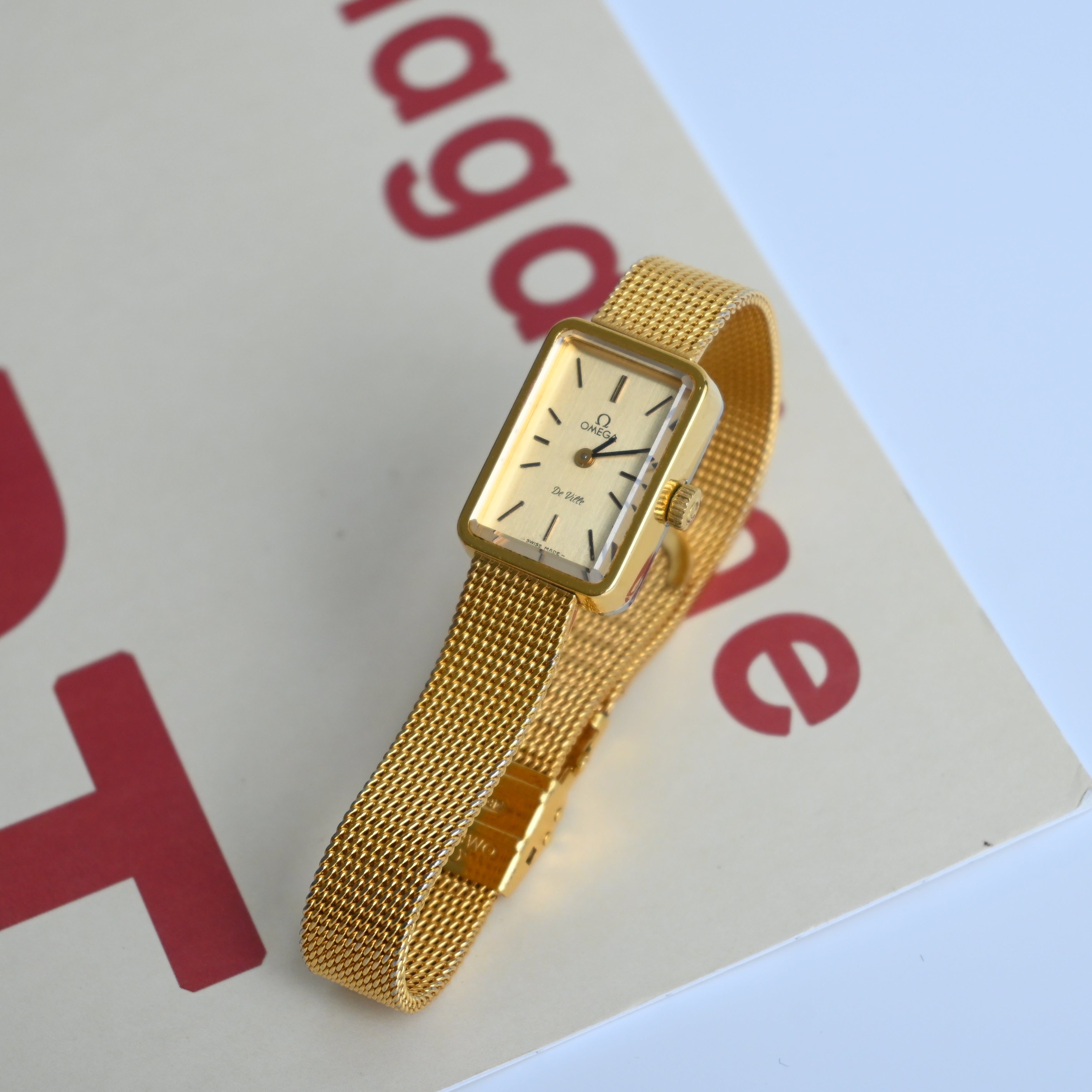Omega DeVille Emerald by Andrew Grima Manual Cal.1100 Ref.511.555 - Leluxe Vintage Sdn. Bhd.