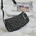 Dior D Charm Trotter Shoulder Bag - Leluxe Vintage Sdn. Bhd.