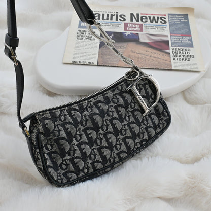 Dior D Charm Trotter Shoulder Bag - Leluxe Vintage Sdn. Bhd.