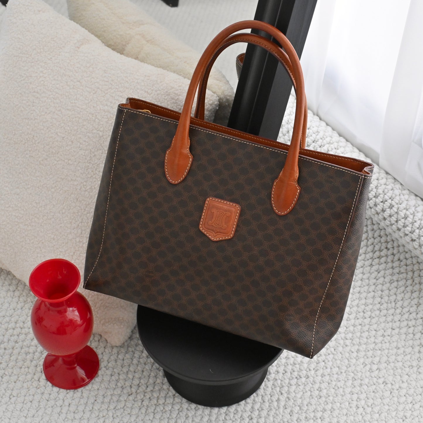 Celine Triomphe Monogram Tote