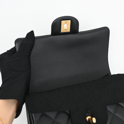 Chanel Mini Flap Top Handle Lambskin