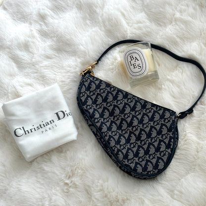 Dior Monogram Saddle Bag