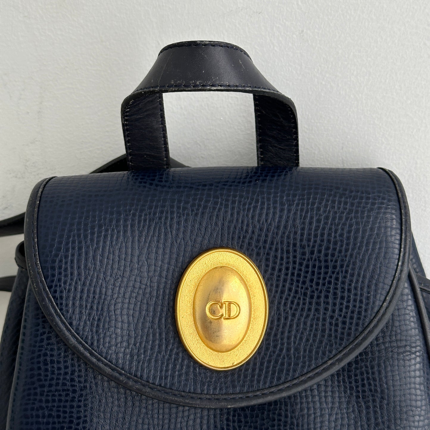 Vintage Dior Backpack in Navy