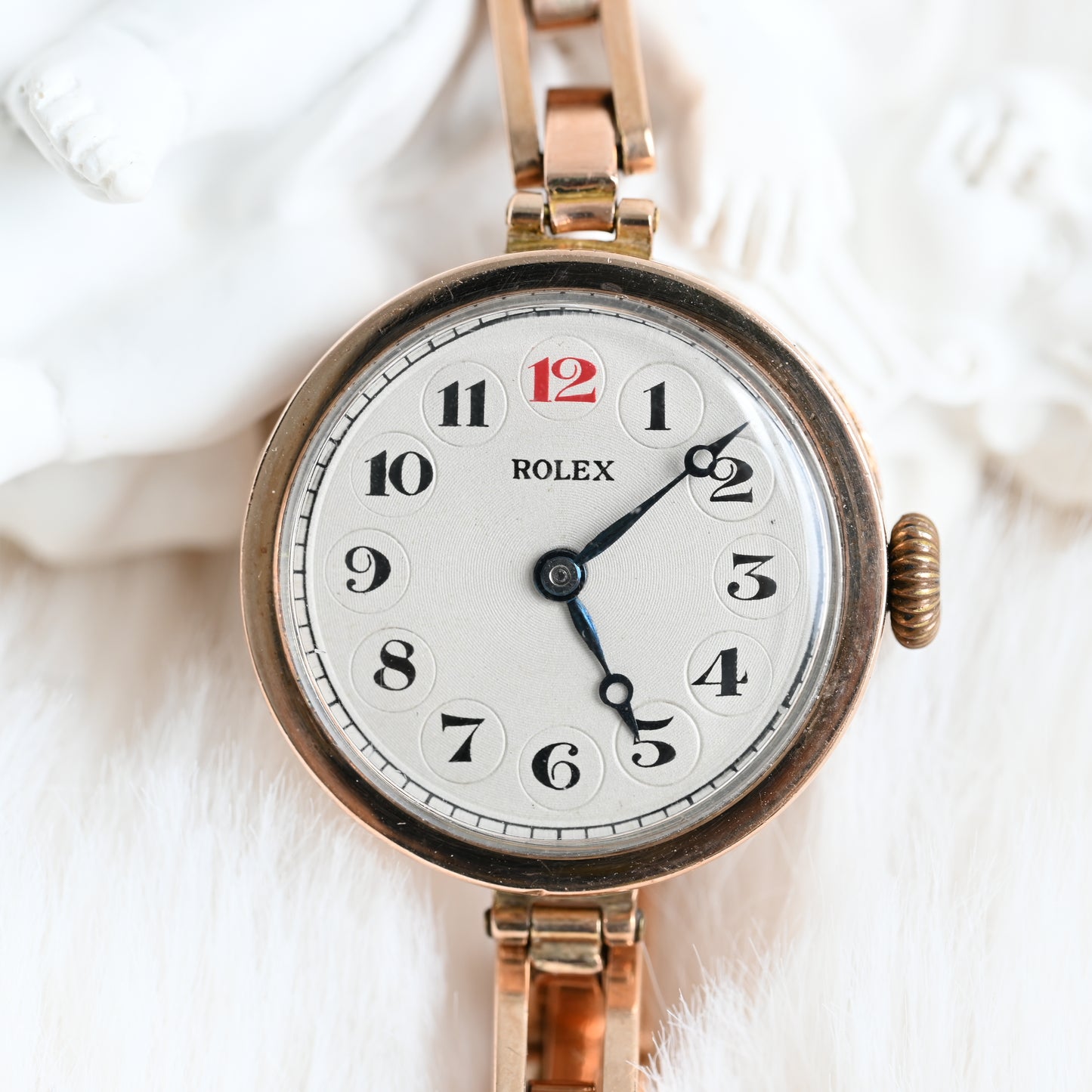 Rolex Breath Watch 9k 375 Hunter Case ref. 24396/06