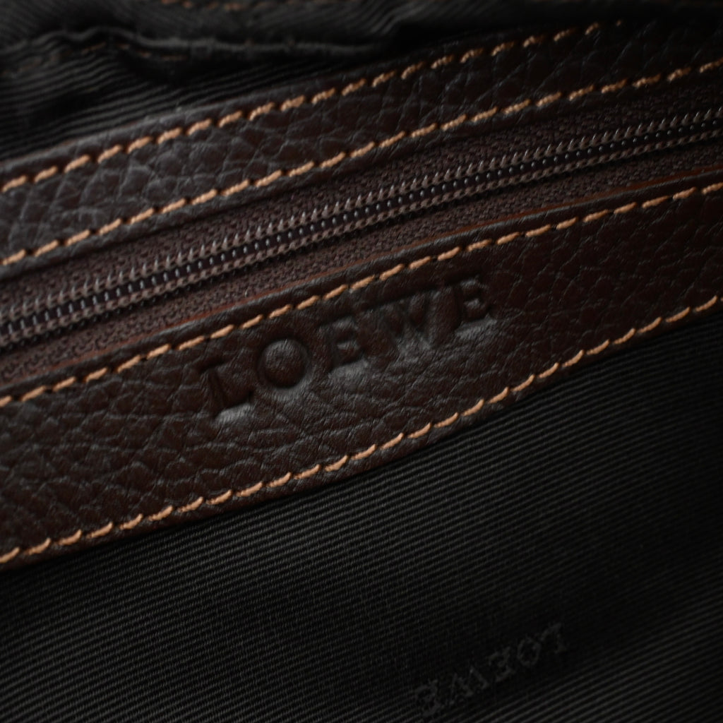 Loewe Senda Brown Leather Handbag