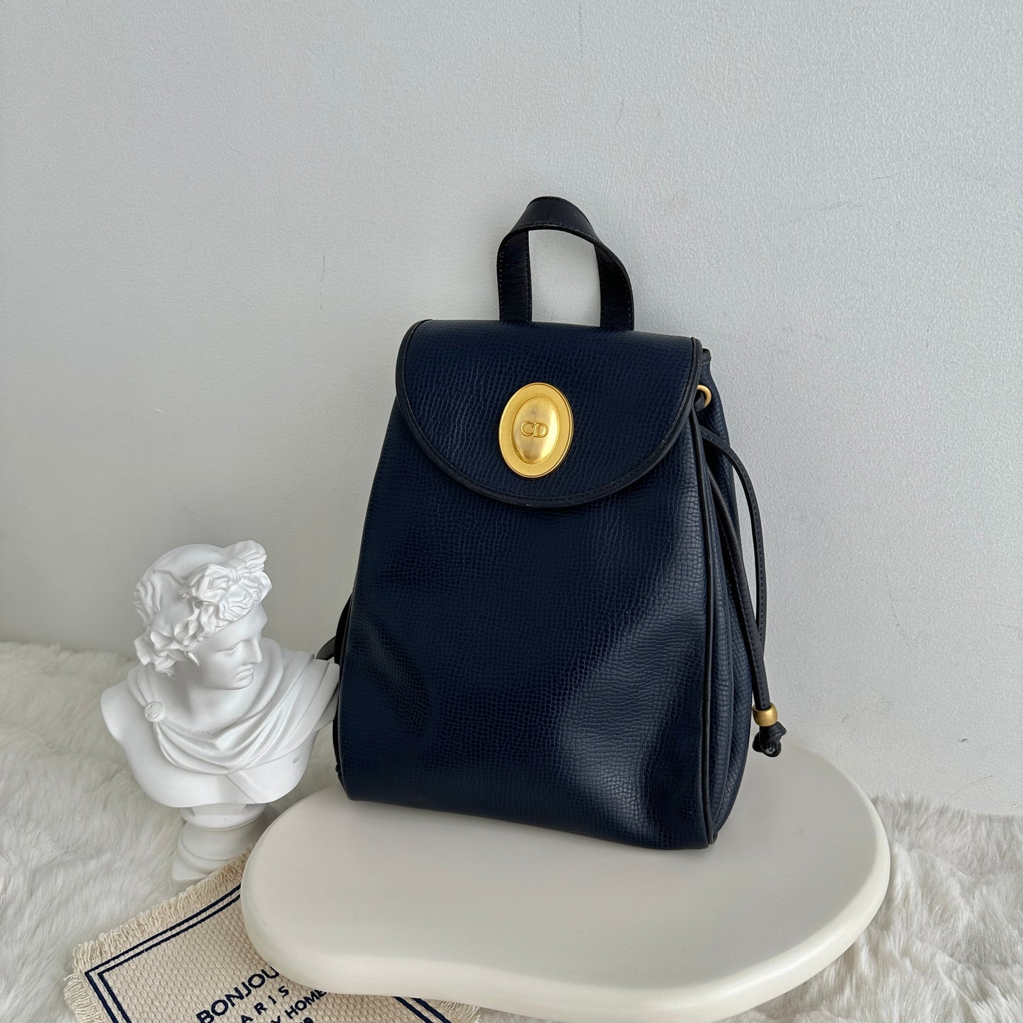 Vintage Dior Backpack in Navy