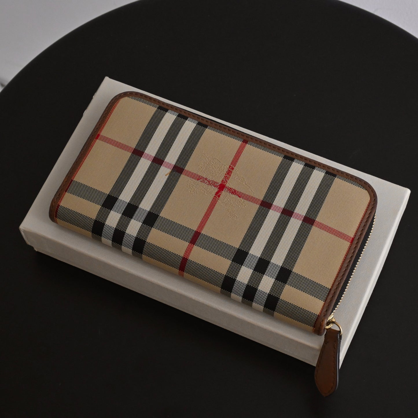 Burberry Horseferry Check Long Wallet